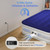Comfortable Self-Inflating Air Mattress with High-Speed Pump, Durable Blow Up Mattress Twin with Storage Bag for Guests