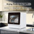 Hermitlux Countertop Dishwasher, 7 Washing Programs Portable Mini Dishwasher