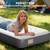HiiPeak Queen Air Mattress Bed with Removable Multi-function Air Pump, No Peculiar Smell for Camping, Home