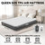 HiiPeak Queen Air Mattress Bed with Removable Multi-function Air Pump, No Peculiar Smell for Camping, Home