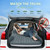 SUV Air Mattress, Double-Sided Thick Flocked Car Air Mattress with Built-in Pump & Pillow, Complete Sleeping Accessories