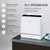 Hermitlux Countertop Dishwasher, 5 Washing Programs Portable Dishwasher With 5-Liter Built-in Water Tank