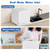 Countertop Dishwasher, Mini Dishwasher with Faucet & Manual Water Tank(5L) Modes Water Inlet