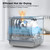 Portable Countertop Dishwasher with 5L Built-in Water Tank,Upgraded 7 Program & 24H Delayed Wash,360° Dual Spray