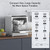 Portable Dishwasher Countertop, WIFI Smart Dishwasher, Compact Dishwashers with 5L Built-in Water Tank