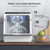 Portable Dishwasher Countertop, WIFI Smart Dishwasher