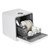 Dishwasher Countertop with Faucet & Manual Water Tank (5L) Modes Water Inlet, Compact with More Space Inside