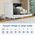 Dishwasher Countertop with Faucet & Manual Water Tank (5L) Modes Water Inlet, Compact with More Space Inside