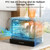 BLITZHOME WiFi Countertop Portable Dishwasher, Smart 9 Programs, 167℉ High-Temp, 360° 3Spray