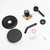 Tub Shower Faucet Set Valve Included with 6-Inch Rain Shower Head and Tub Spout