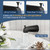 HoliSpa Tub Shower Faucet, Matte Black Shower Faucet Set with 8-Inch All-Metal Rainfall Showerhead and Bathtub Spout, Single-Handle Tub Shower-Trim Kit Included Valve, Matte Black