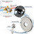 Shower Faucet Set with Valve, 6-Inch Shower Head and Handle Set