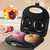 Donut Maker,Doughnut Machine,Bake 2 Donuts,Double-sided heating, Non-stick Surface