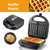 Donut Maker, 4 in 1 Electric Waffle Sandwich Machine，Panini Press Grill Iron Set