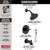 Bathtub and Shower Faucet Set, Matte Black Shower Head and Handle Set,
