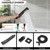 Shower System Tub Shower Faucet Set Square Rainfall Waterfall Shower Head