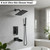 Shower System Tub Shower Faucet Set Square Rainfall Waterfall Shower Head