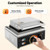Electric Donut Maker, 110V 1550W Commercial Non-Stick Doughnut Machine 122-572℉