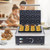 1550W 110V Donut Pan, Commercial Donut Maker with Double-Sided Baking Tray