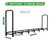 Firewood Rack Outdoor 8 FT - Adjustable Length (2.6-8ft), Holds 1/2 Face Cord Firewood