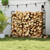 Heavy Duty Firewood Racks Adjustable Length Log Bracket Rack Holder