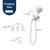 Shower Faucet Set with Tub Spout Bathtub Shower Faucet Combo Set Shower