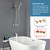Shower Faucet Set with Tub Spout Bathtub Shower Faucet Combo Set Shower