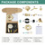 Shower System, Brushed Gold Shower Faucet Set with Tub Spout(Valve Included), 5-Setting Mode