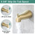Shower System, Brushed Gold Shower Faucet Set with Tub Spout(Valve Included), 5-Setting Mode