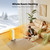 Portable Electric Radiator Heater, Space Oil Filled Heaters with 3 Heat Settings, Adjustable Thermostat, Overheat & Tip-Over Protection For Indoor Use,1500W (White)