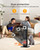 Space Heater with Thermostat, Oscillating Ceramic Tower Heater for Large Room, Timer and Remote Control, 1500W Fast Heating, 3D Realistic Flame, Overheat Protection, Digital Display, 33 Inches