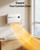 Wall Heater, Space Heater for Bedroom, 1500W PTC Fast Heating Electric Heaters for Indoor Use, 30° Oscillation, Adjustable Thermostat, 24H Timer, Remote Control, Desk or Wall Mounted Heater for Office