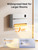 Dreo Smart Wall Heater, Electric Space Heater for Bedroom 1500W, 120° Vertical Oscillation, Adjustable Thermostat, Remote Control, 24H Timer, Easy-Mount Heater for Indoor Use, Works with Alexa, WH719S