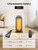 DREO Quiet Space Heater, 1500W Portable Heaters for Indoor Use with Remote, 70° Oscillation, Fast and Safety Electric PTC Ceramic for Desk Office Bedroom, 12H Timer