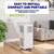 GAOMON 8000 BTU Portable Air Conditioner 2PCS, 3-in-1 AC Unit with Cool Dehumidifier Fan for Rooms up to 350 Sq.Ft, Quiet AC with Remote Control, 24H Timer, Sleep Mode & Window Kit, R32 Refrigerant