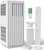 8000 BTU Portable Air Conditioner, 3-in-1 Cool, Dehumidify & Fan for Rooms Up to 350 Sq. Ft, Quiet Sleep Mode, Energy-Saving 24H Timer, AC Unit with Remote & Full Window Kit, White