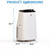 15,000 BTU Portable AC Cools 850 Sq.Ft., 3-in-1 Air Conditioner Portable, Quiet ≤54dB, Dehumidifier, Fan, Remote & 24H Timer, Easy Window Setup, Eco R32 for Low Maintenance
