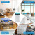 14000 BTU Portable Air Conditioners With Remote Control,Floor Air Conditioner Cooling AC Unit With Fan & Dehumidifier, Cools Room Up to 700 Sq.Ft Mode,3 Speed,Auto Swing,24H Timer Air Conditioner for