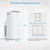 TOSOT 14,000BTU (9,600 BTU SACC) Smart WiFi Portable Air Conditioner with Heater, Powerful Cooling Auto Swing, Dehumidifier, Fan, 24H Timer for Large Room Up to 600 sq ft, AOMI Series