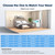 10000BTU Portable Air Conditioners, Smart AC Unit with App & Remote Control, 4-in-1 Cooling, Heating, Dehumidifier, Fan for Rooms up to 450 sq.ft, 24H Timer, White