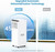 GarveeHome 8000BTU Portable Air Conditioner, Cools Rooms Up to 350 Sq.Ft with Portable AC Remote Control, Adjustable Cold Wind Speeds, LED Lights for Home/Office/Outdoor
