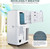 12000 BTU Ultra Silent Portable Air Conditioner, 3-in-1 Remote Control AC with 24-Hour Timer, Cools Up to 550 Sq. Ft. Low Noise/Energy Efficient for Bedrooms, Offices, White