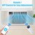 12000 BTU Window Air Conditioner with Remote,115V, Fastcooling for 550 Sq.Ft Room, WiFi Enabled, Reusable Filter, Auto Restart, Fan, Sleep, Ideal for APT, Living Room, Office