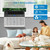 Window Air Conditioner - 6,000 BTU, U-Shaped Design, Ultra Quiet, WiFi Enabled, Energy Efficient, Remote Control, Cools Up to 269 Sq.Ft, Sleep Mode, Bedroom, Room, Office