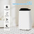 Portable Air Conditioners, 14000 BTUs Portable AC Unit 3 in-1 Cooling, Dehumidifier & Fan, Standing A/C Portable Air Conditioner for Room Up to 750 Sq. Ft, 24H Timer, Window Kits, Black&White Cover