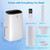14000BTU Portable Air Conditioner Air Conditioner Unit with Remote Control, Cool, Fan and Dry Functions, Portable AC with Sleep Mode/24Hrs Timer, Low noise, Fast Cooling for 700 Sq.ft(White)