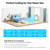 Electactic 8000 BTU Portable Air Conditioners for Rooms up to 450 Sq.Ft, 4 Modes Portable AC Unit with Cool, Dry, Fan and Sleep Modes, Remote and LED Display, Installation Kits for Home, Apartment