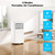 Electactic 8000 BTU Portable Air Conditioners for Rooms up to 450 Sq.Ft, 4 Modes Portable AC Unit with Cool, Dry, Fan and Sleep Modes, Remote and LED Display, Installation Kits for Home, Apartment