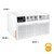 Whirlpool 14,000 BTU 230V Through-the-Wall Air Conditioner with Supplemental Heat, Dehumidifier and Remote, Wall AC Unit for Apartment, Living Room and Large Rooms up to 700 Square Feet in White