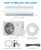 Zstar 9,000 Btus Mini Split AC, 19 SEER2 Wall Mounted AC with Heat Pump & Installation Kits, Ductless Inverter Split-System Air Conditioners Cools up to 450 Sq.Ft, WIFI and Remote Control, 115V